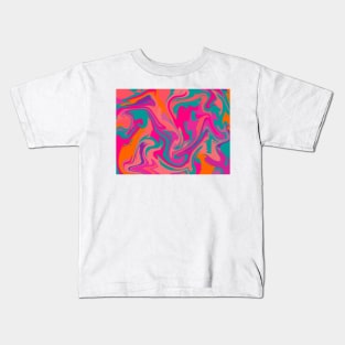 NEON MARBLE Kids T-Shirt